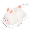 Ночник Kawaii Bunny, мягкий силиконовый ночник, портативный USB перезаряжаемый прикроватный светильник для маленьких детей