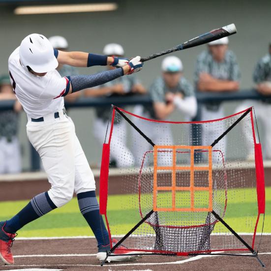 Бейсбольная сетка, зона удара, мишень, регулируемая, простая установка, софтбол, бейсбол, тренировочное оборудование для тренировок по мишеням