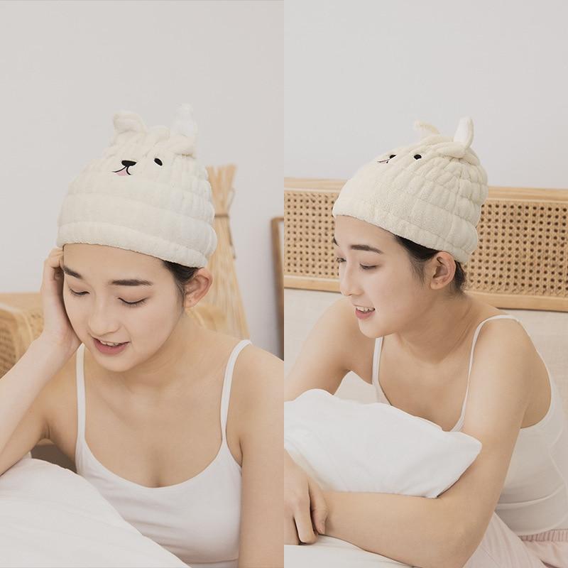 Полотенце для волос из микрофибры для женщин, супервпитывающий быстросохнущий тюрбан для волос для сушки вьющихся длинных густых волос, шапка, обернутое полотенцем