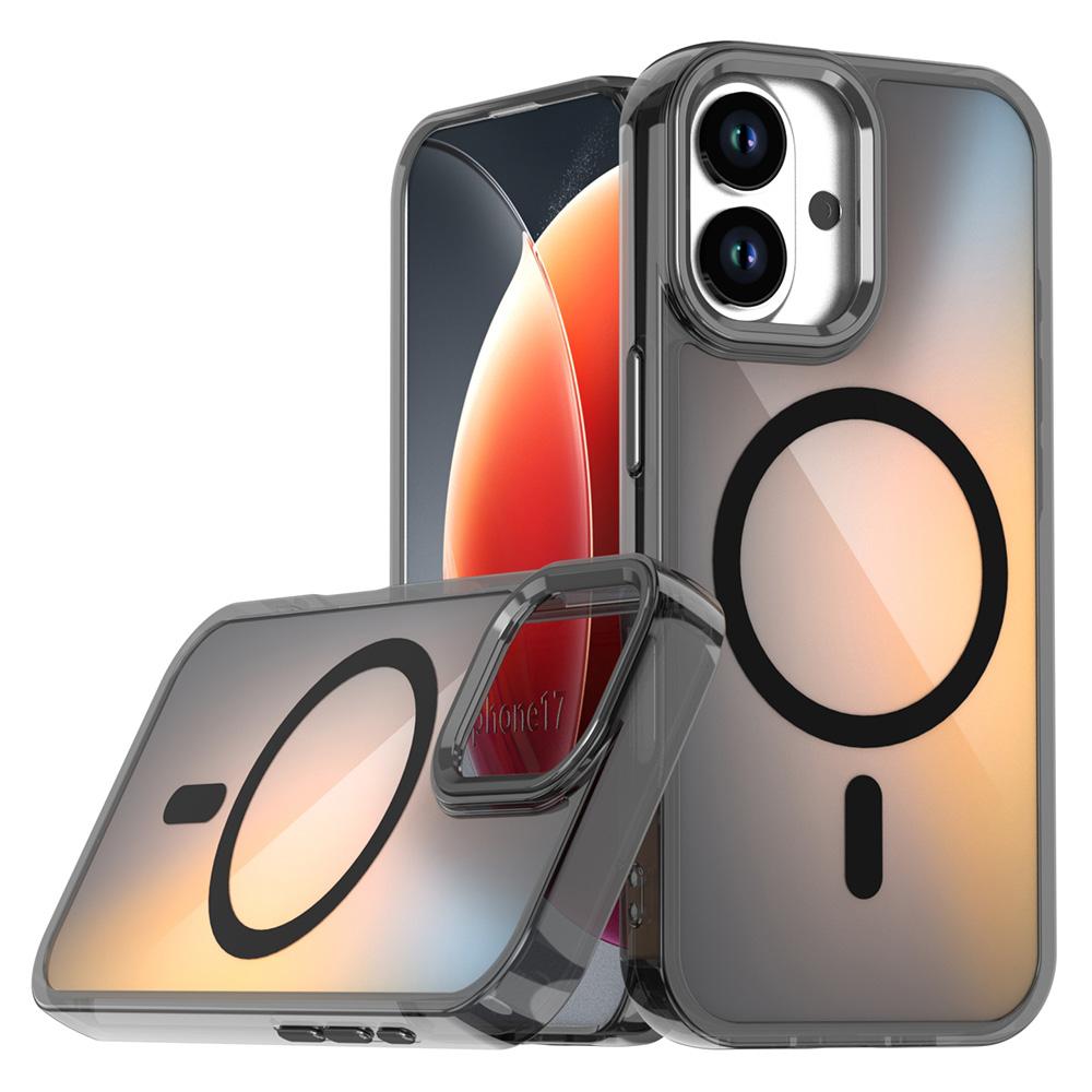 For iPhone 17 Case Compatible with MagSafe Color Changing PC TPU Phone Back Cover