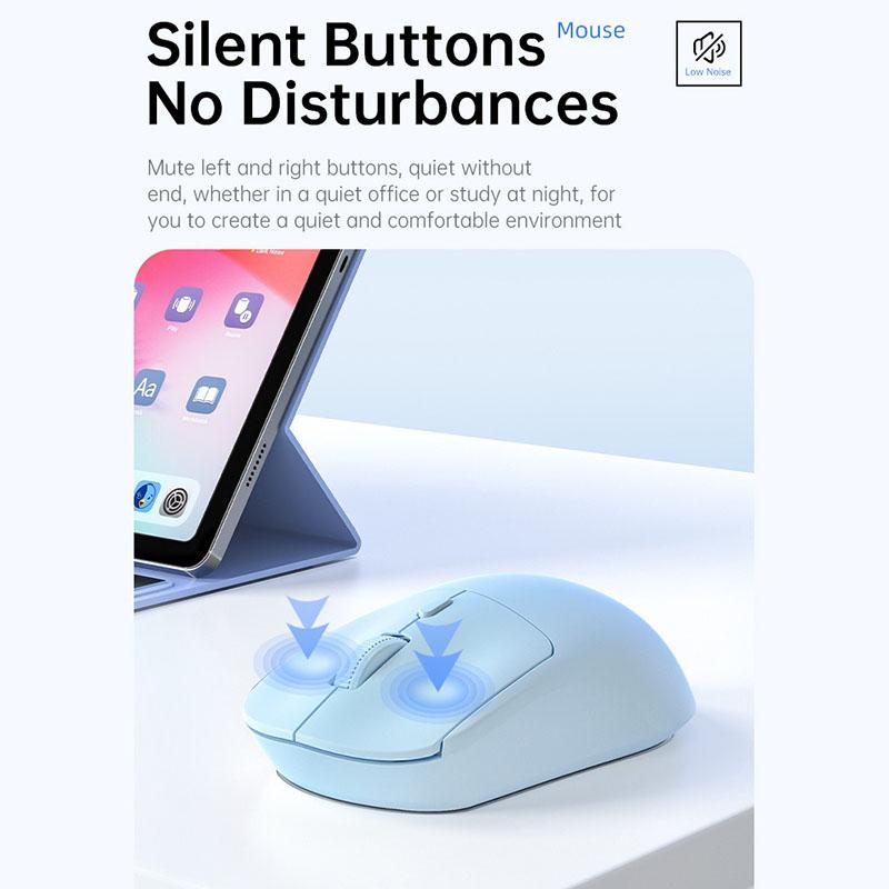 Bluetooth Wireless Mouse with USB Rechargeable Mouse for Computer Laptop PC Gaming Mouse Gamer 2.4 GHZ