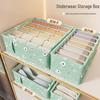 Утолщенный Оксфордский Тканевый Ящик для Хранения Нижнего Белья с Отделениями для Ящика