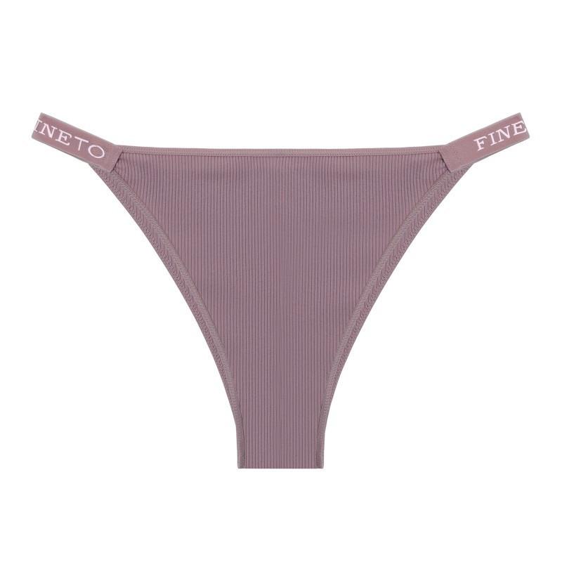 FINETOO Cotton Thong For Women Sexy Briefs Modeling Strap Design Panties
