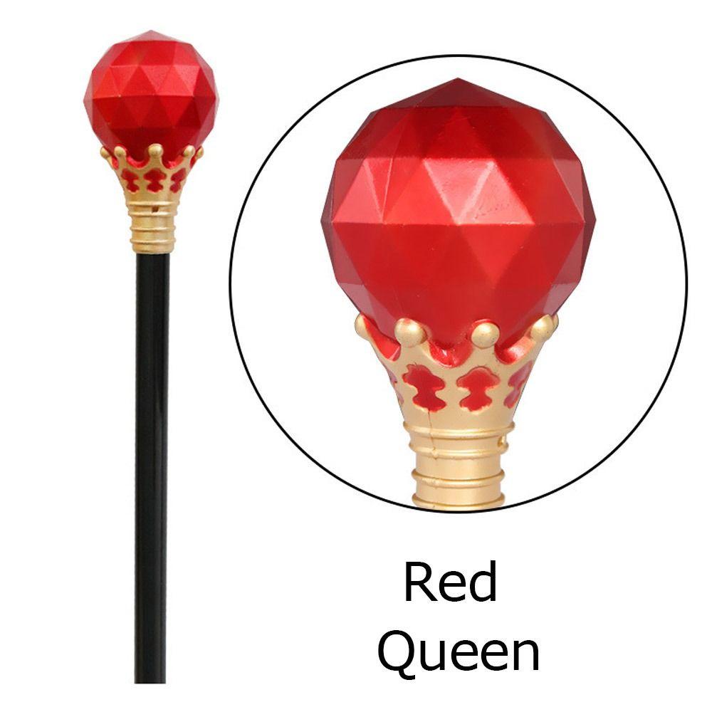 Red/Blue King Queen Scepter Performance Hand Wand Durable Princess Prince Cane Boy