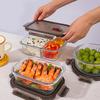 PG Home Ai'en Круглые термостойкие стеклянные контейнеры для хранения продуктов