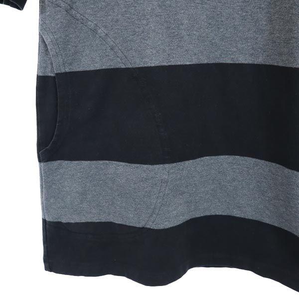 Marimekko Border 7 Minutes Sleeve One Piece XS Gray Women Used