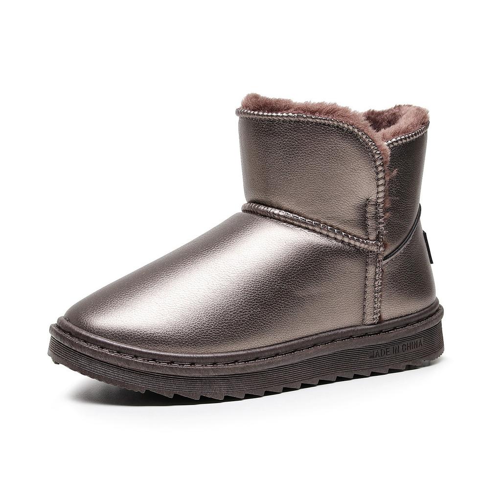 Winter Snow Boots Men's Shoes Non-slip, Waterproof and Wear-resistant Comfortable Thick-soled Piled Thickened Women's Shoes Snow Thick Cotton Shoes