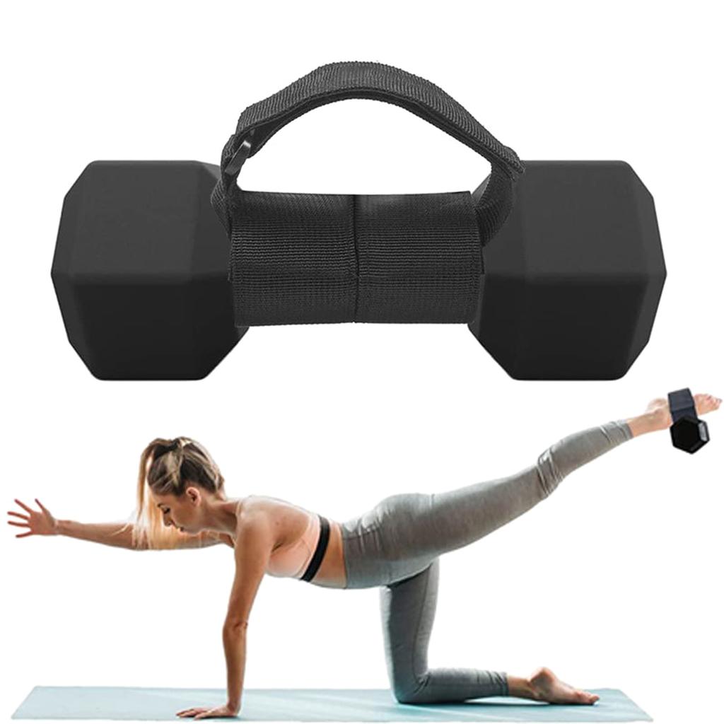 2 Pcs Adjustable Foot Weight Ankle Straps Weight Lifting Foot Bands Working Out Dumbbell Attachment for Home & Gym