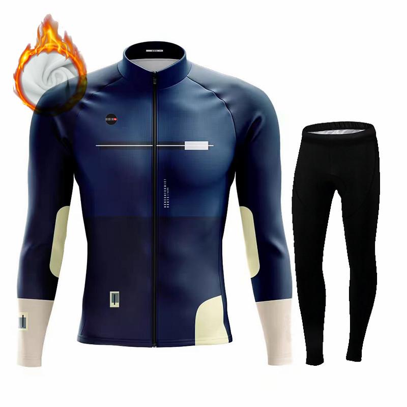 Комплект зимней велосипедной джерси Gobikful с термофлисом, велосипедная одежда, велосипедная одежда, костюм для катания на горном велосипеде