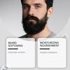 Beard Wash & Care Set: Beard cleansing cream + beard care oil. Provides cleansing and care, long-lasting moisture, prevents dryness and frizz.