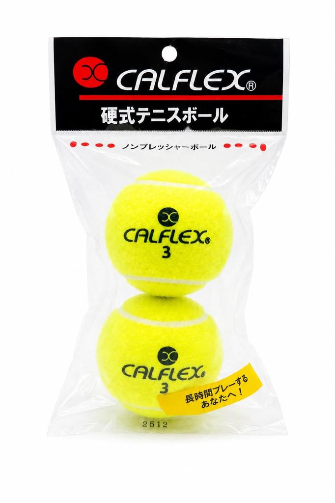 SAKURAI CALFLEX Теннисный Жесткий Мяч Без Давления 2 Мяча LB-450 Желтый