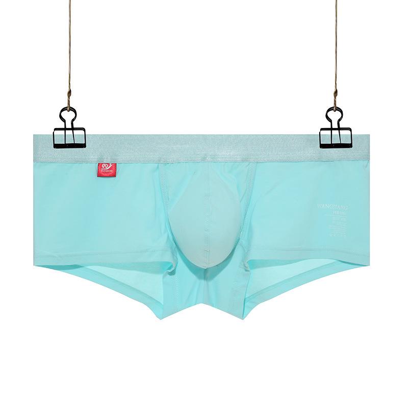 Мужские хлопковые боксеры-брифы «Космическая капсула» - Дышащие, средней посадки, однотонные, больших размеров