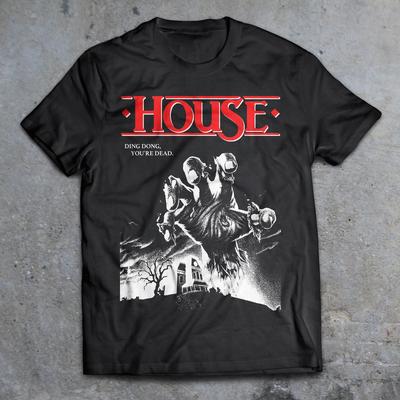 House 1985 Horror Movie T-Shirt, 80s Horror Shirt, Creepshow, Lost Boys, Re-Animator, Nightmare On Elm Street, Return of The Living Dead