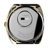 Мужские часы Timex Q 1972 Reissue 43 мм, корпус с золотистым покрытием, бордовый циферблат, черный кожаный ремешок