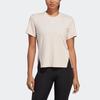 Adidas Versatile Tee Quick-Dry Fitness Short Sleeve Women Tops Miracle-Quartz HR7768