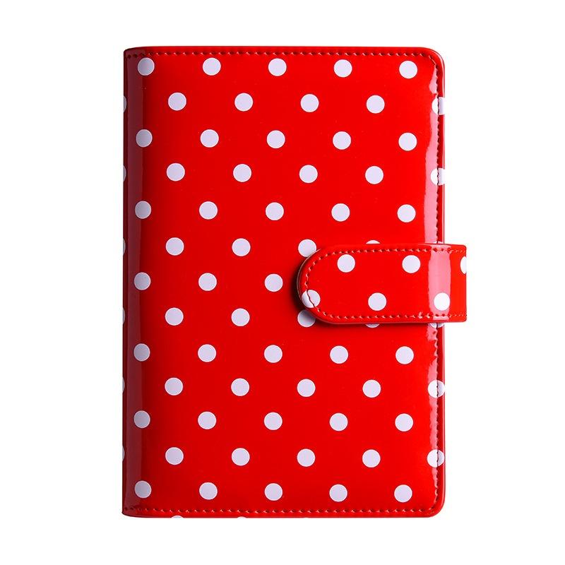 New A6 Pu Leather Notebook Binder Refillable 6 Ring Budget Binder For A6 Filler Paper, Loose Leaf Personal Planner Binder Cover