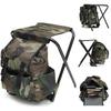 Portable Hiking Backpack Chair, Folding Fishing Chair, Oxford Cloth Stool for Backpacking Camping, Hiking and Traveling