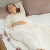 Heated Blanket, Heated Throw with Dual Control, 5 Heat Levels, 10H Timer, 160x140cm, White