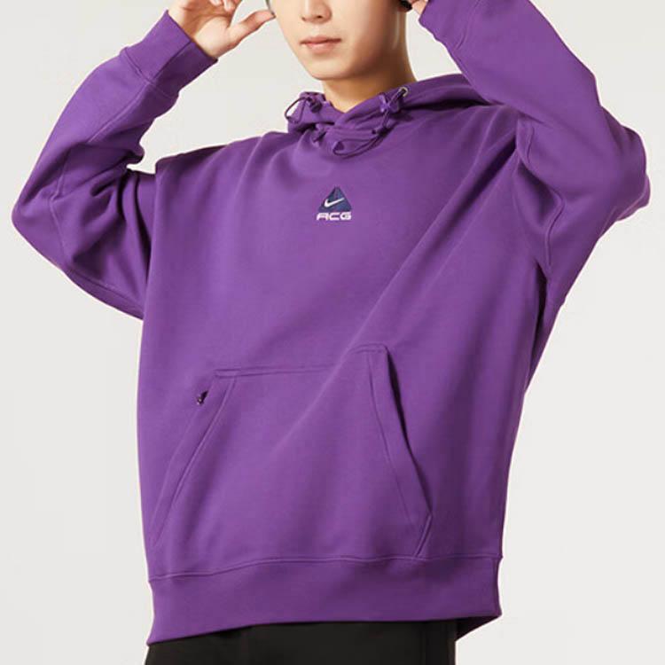 Nike ACG Fitness Training Hoodie Men Tops Purple DH3088-599
