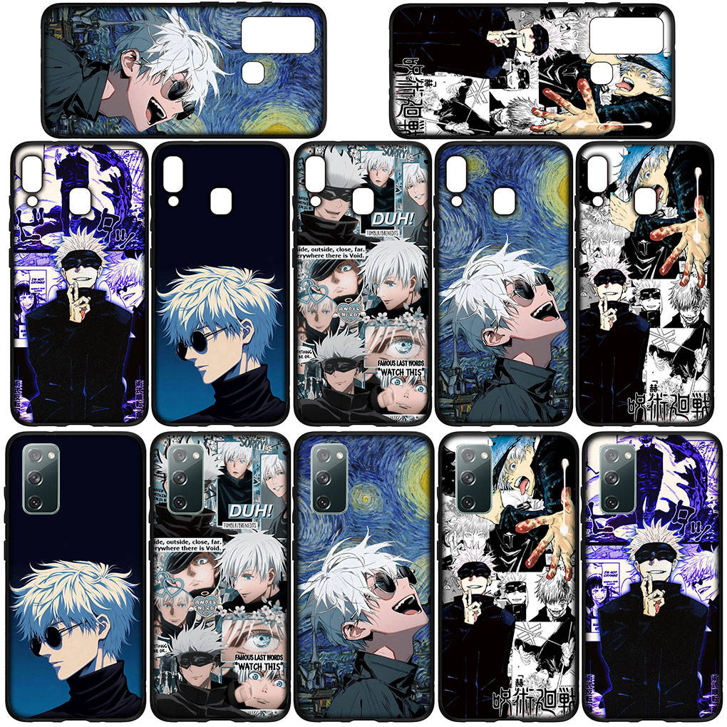 Для iPhone 16 15 Xiaomi Redmi Note 14 13 12 11 Pro Max X 16e Samsung Galaxy S25 S24 S23 Moto OPPO Huawei Jujutsu Gojo Satoru Kaisen Comics чехол для телефона