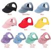 Fashion Pet Baseball Hat Outdoor Cat Dog Adjustable Peaked Cap Visor Hat Summer Pet Travel Sports Sun Cap With Ear Holes