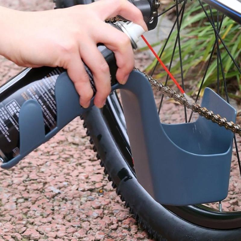 Bicycle Oil Stain Storage Tool Box, Chain Cleaning Agent, Chain Oil Anti Splash Tool Set