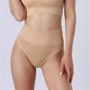 Women Underpants High Waist Solid Color Slimming Thread Butt-lifted Good Breathability