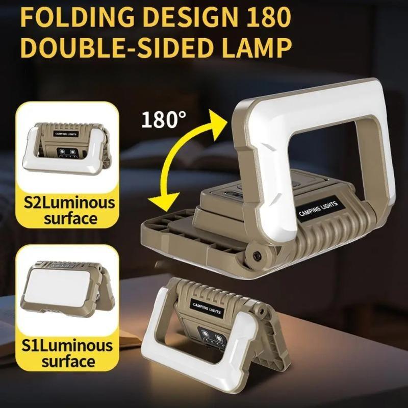 Водонепроницаемый 4800 мАч Высокомощный Перезаряжаемый Светодиодный Фонарь для Кемпинга Палаточный Портативный Уличный Аварийный Поисковый Фонарь Подвесная Ночная Лампа