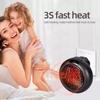 Portable 220v Mini Space Heater Wall-mounted Adjustable Constant Temperature Room Air Heater Timer Set Home Air Heater