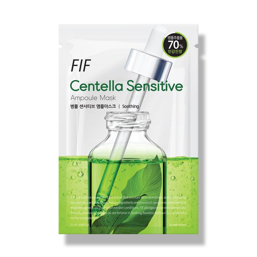 [FIF] Centella Asiatica Sensitive Ampoule Mask 10 Sheets (soothing Moisture for Sensitive Skin)
