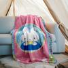 Miffy printed blanket—lightweight,soft,warm;versatile blanket all seasons—perfect as &air-conditioning throw,nap blanket