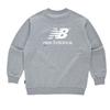 New Balance Club Nbncc21033 Gr Essential Back Logo Толстовка унисекс с длинным рукавом Футболка