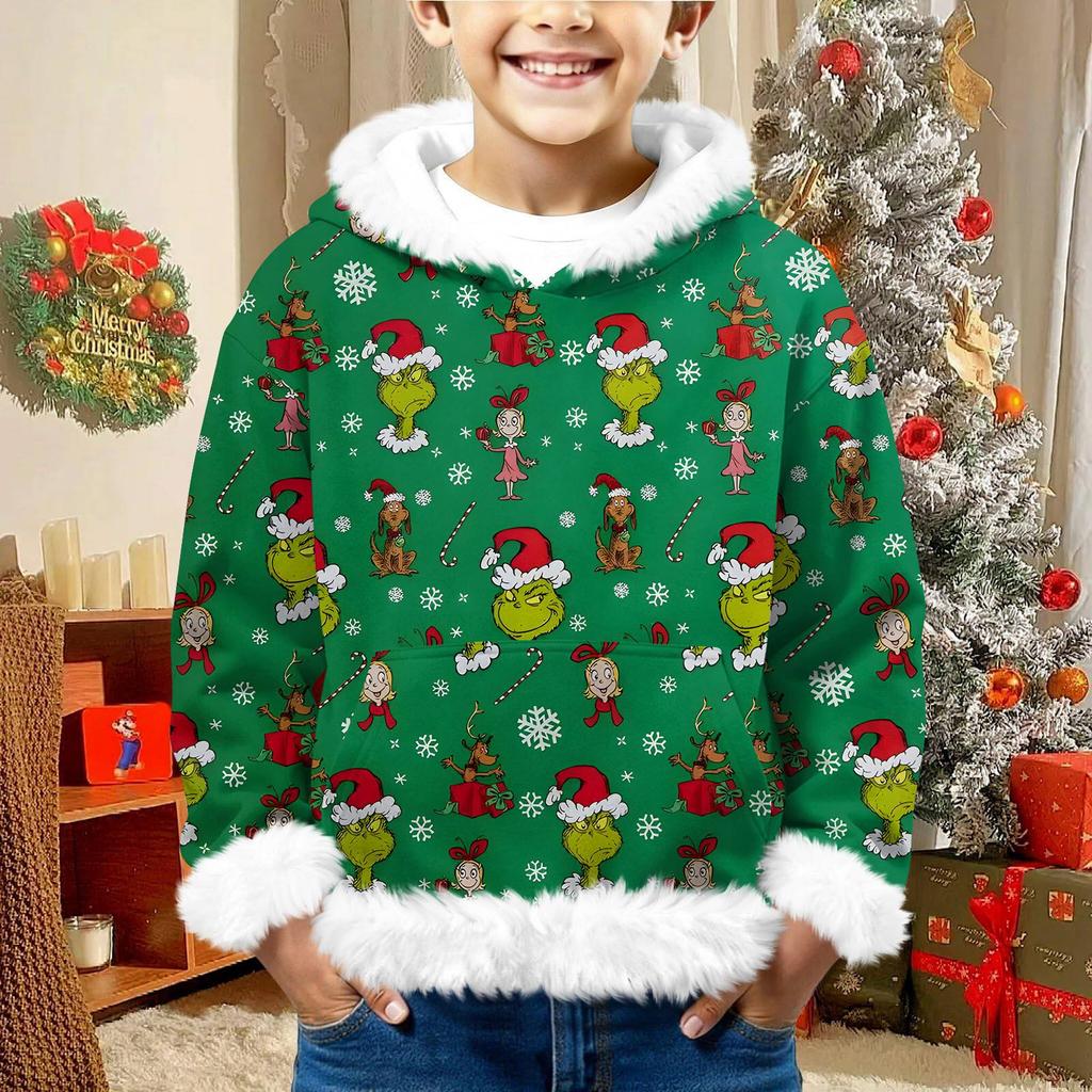 Детский свитшот для девочек и мальчиков, с длинным рукавом, легкая повседневная толстовка с капюшоном, свободный удобный свитшот