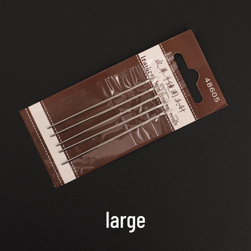 Набор из 5 французских кожаных игл для ручного шитья для DIY-изделий ручной работы из кожи