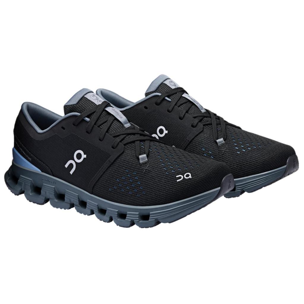 ON Cloud X 4 черные мужские кроссовки из шамбре 3ME30041446