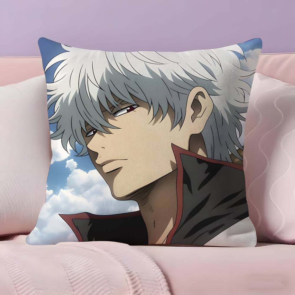G-GINTAMA Аниме Наволочка Ультрамягкая Ткань, Дружелюбная к Коже Облачный Комфорт и Скрытая Молния