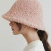 Халден мохнатая буклированная панама (C041_розовый)
