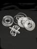 PVC Waterproof Insulating Gasket: Leakproof, Transparent Soft Pad Round Washer.