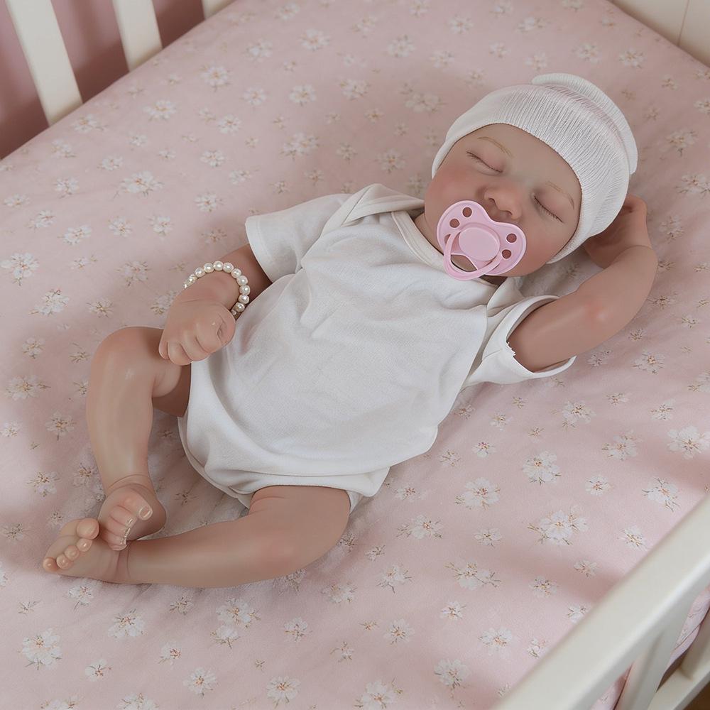 18-inch Realistic Full Silicone Reborn Doll 'Levi' with 3D Skin - Exquisite Baby Gift Toy