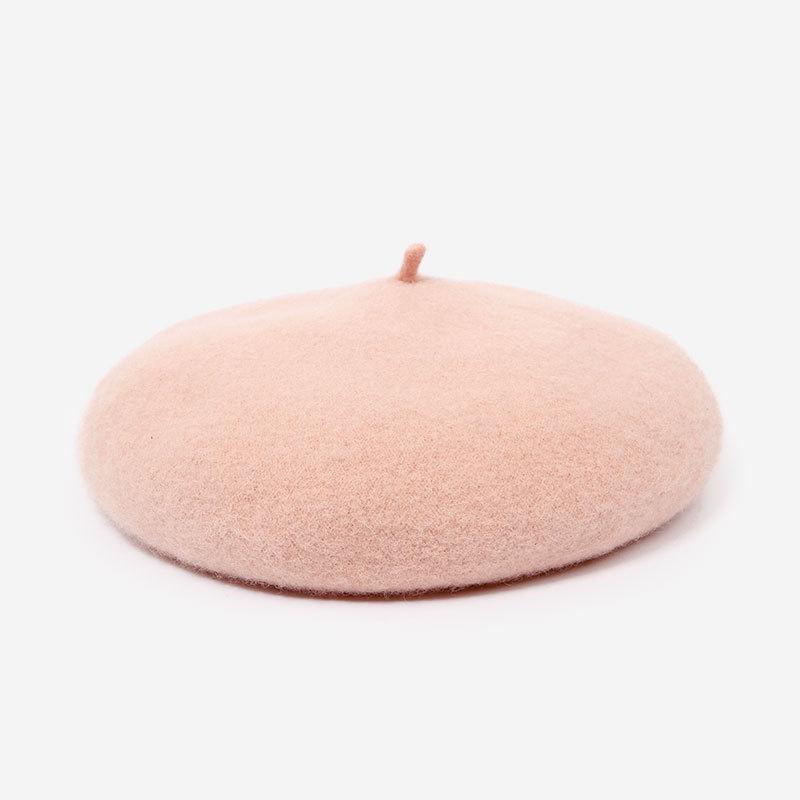 Женский шерстяной берет, цвета в ассортименте