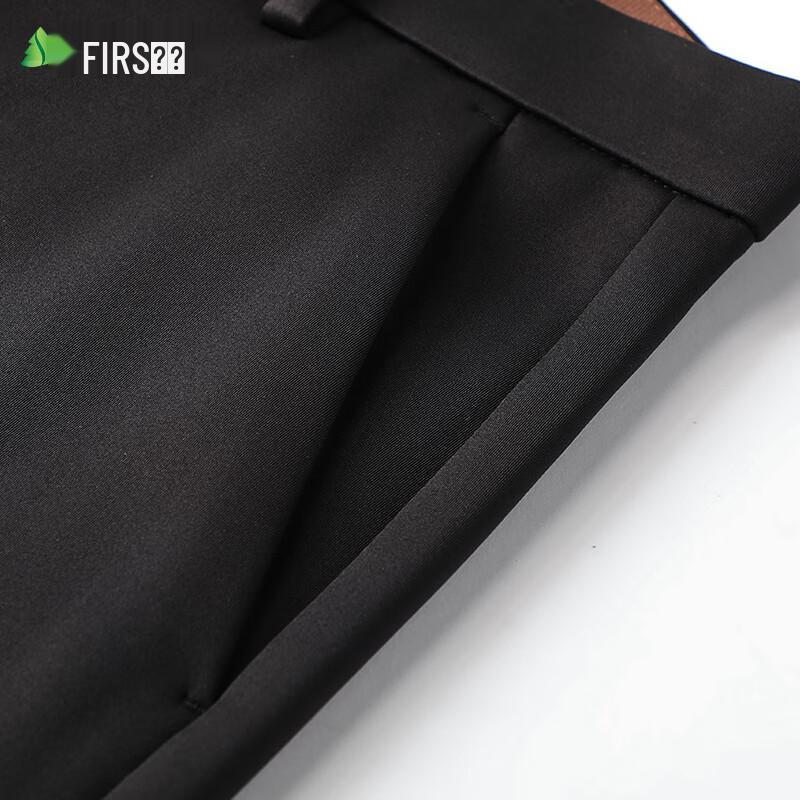 Мужские брюки Shanshan из толстой смесовой шерсти в стиле business casual прямого кроя