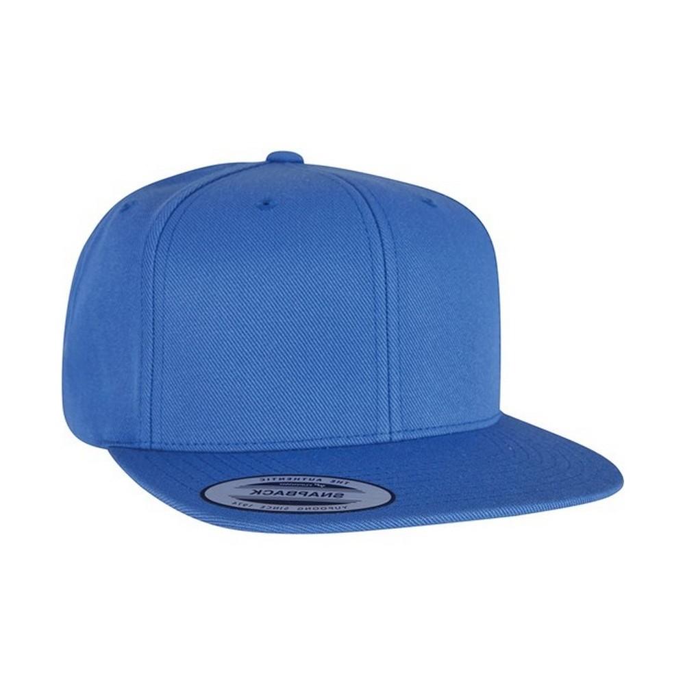 Классическая однотонная кепка- snapback Yupoong