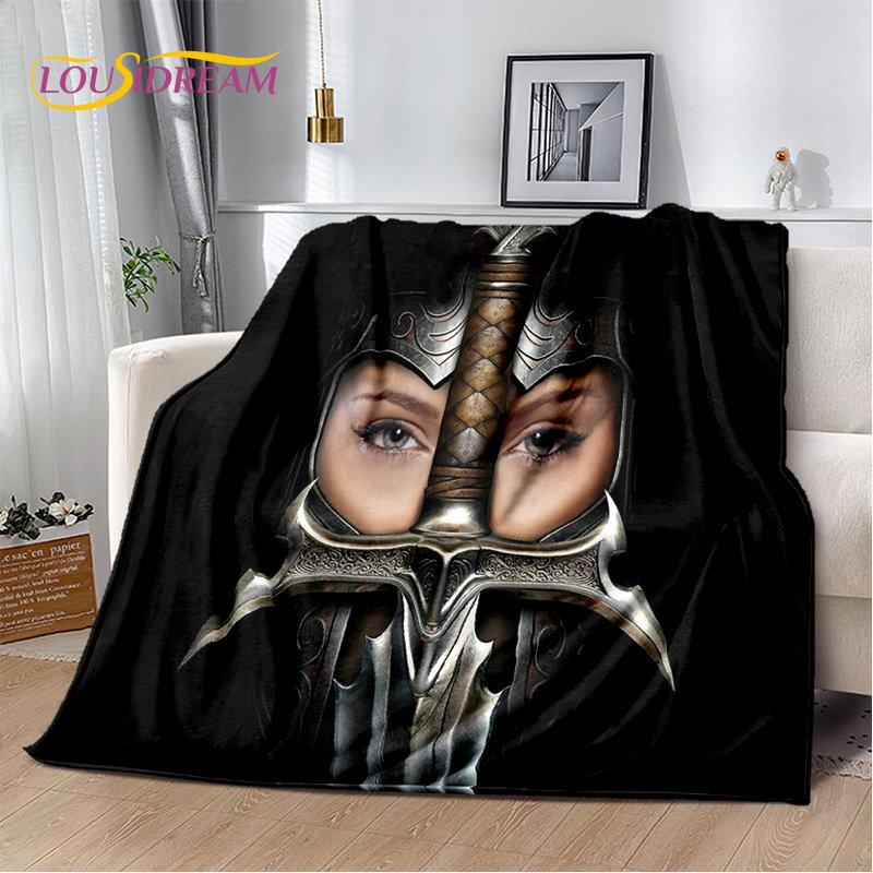 Мягкое плюшевое одеяло Cavalier Knight Templar Crusaders, фланелевое одеяло для гостиной, спальни, кровати, дивана, пикника
