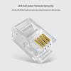 Shengwei RJ11 4P4C Telephone Crystal Connector (50-Pack)