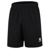 Kelme Soccer Game Pants, Half-Length, Soccer Wear Bottoms, Moisture-Wicking, Quick-Drying, Practice Training Shorts, Black, XL