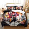 Fashion 3D Print Anime Monogatari Series Bedding Set Single Twin Full Queen King Size Bed Set Adult Kid Bedroom Duvet Cover Sets