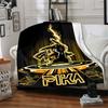 1pc Pikachu Electric Flannel Blanket, Soft Skin Friendly with Digital Printing, Various Sizes Available for Family, Friends, Birthday