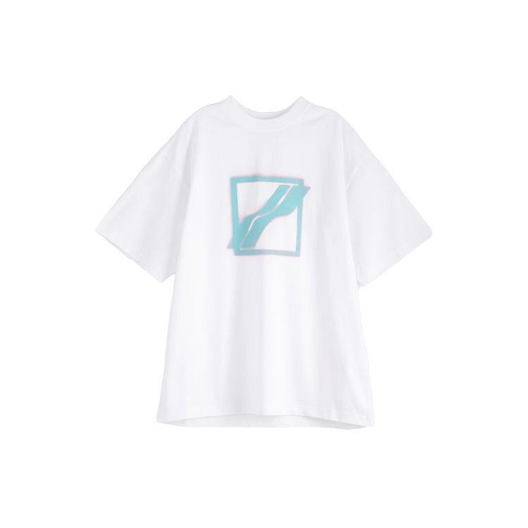 We11done Big Logo T-Shirt White Unisex Tops WD-TT1-21-529-U-WH