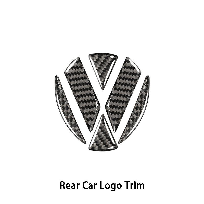 Углеродное волокно, центр управления, воздуховыпускное отверстие, внутренняя отделка, наклейка, украшение, стильные аксессуары для автомобиля Volkswagen Golf 7