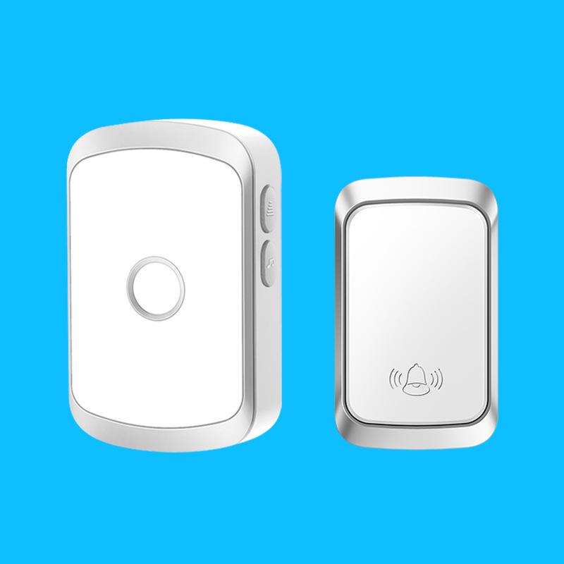 Self-Powered Waterproof Wireless Doorbell with Long-Range Remote and Elderly Call Button